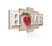 Tableau Home: House of Love-Taille L 100 x H 50 cm Imprimé