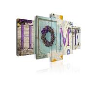 Tableau Home in pastels-Taille L 200 x H 100 cm