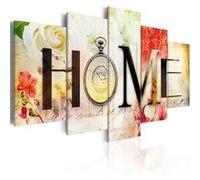 Tableau House of flowers-Taille L 100 x H 50 cm Imprimé