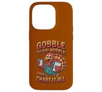 Tableau Humoristique pour infirmière Thanksgiving Turquie Gobble Wobble Chart Humour RN Coque pour iPhone 14 Pro