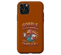 Tableau Humoristique pour infirmière Thanksgiving Turquie Gobble Wobble Chart Humour RN Coque pour iPhone 11 Pro