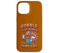 Tableau Humoristique pour infirmière Thanksgiving Turquie Gobble Wobble Chart Humour RN Coque pour iPhone 15