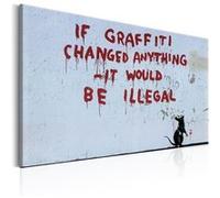 Tableau - If Graffiti Changed Anything by Banksy - 90x60 (5144)