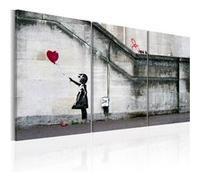 Tableau Il ya toujours de l'espoir (Banksy) triptyque-Taille L 120 x H 60 cm Imprimé G