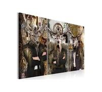 Tableau Animal Trio (3 Parts) Brown-Taille L 120 x H 80 cm Imprimé