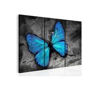 Tableau Non renseigné Tableau Etude d'un papillon triptyque-Taille L 120 x H 80 cm