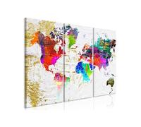 Tableau Imprimé 3 Panneaux "Golden Front" 80 x 120 cm