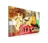 Tableau Rome charmant triptyque-Taille L 120 x H 80 cm