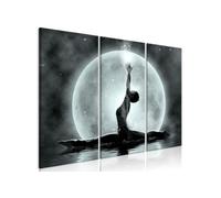 Tableau Imprimé 3 Panneaux "Twine Grey" 60 x 90 cm