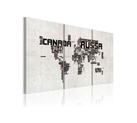 Tableau Imprimé 3 Panneaux "What a Wonderful World" 60 x 90 cm