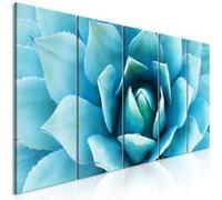 Tableau Imprimé 5 Panneaux "Agave Narrow Blue" 90 x 225 cm Multicolore G