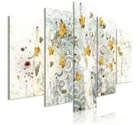 Tableau Imprimé 5 Panneaux "Autumn Leaves Wide" 100 x 200 cm