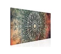 Tableau Imprimé 5 Panneaux "Center Narrow Green" 80 x 200 cm