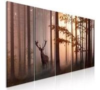 Tableau Imprimé 5 Panneaux "Morning Narrow Brown" 90 x 225 cm Multicolore G