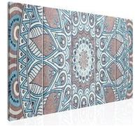 Tableau Imprimé 5 Panneaux "Oriental Circle Narrow" 80 x 200 cm Multicolore G