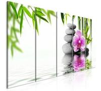 Tableau Imprimé 5 Panneaux "Water Garden Narrow" 90 x 225 cm Multicolore G