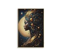 Tableau Imprimé à LED "Minerva II" 60x90cm Multicolore