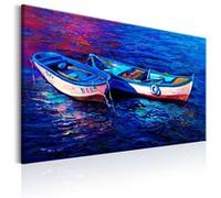 Tableau Imprimé "Abandoned Boats" 60 x 90 cm Multicolore G