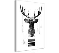 Tableau Imprimé "Abstract Antlers" 40 x 60 cm Multicolore G