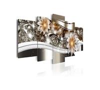 Tableau Imprimé "Abstract Art Luminosity" 50 x 100 cm Multicolore G