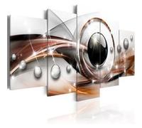 Tableau Imprimé "Abstract Gaze" 50 x 100 cm Multicolore G