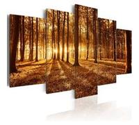 Tableau Imprimé "Amber Forest" 50 x 100 cm Multicolore G