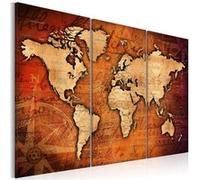 Tableau Imprimé "Amber Travels" 80 x 120 cm Multicolore G