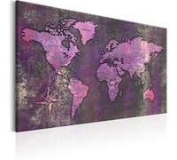 Tableau Imprimé "Amethyst Map" 80 x 120 cm Multicolore G