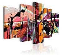 Tableau Imprimé "Artistic Madness" 100 x 200 cm Multicolore G