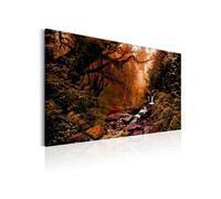 Tableau Imprimé "Autumn Waterfall" 80 x 120 cm Multicolore G