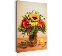 Tableau Imprimé "Autumnal Flowers" 60 x 90 cm