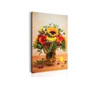 Tableau Imprimé "Autumnal Flowers" 80 x 120 cm Multicolore G