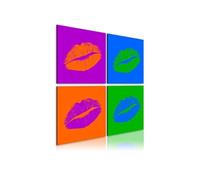 Tableau - Baisers: Pop art - 40x40 Artgeist (5440)