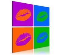 Tableau - Baisers: Pop art - 40x40 Artgeist (5440)