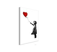 Tableau - Banksy: Girl with Balloon (1 Part) Vertical - 80x120 Artgeist (1064)