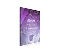 Tableau Imprimé "Be Yourself" 40 x 60 cm