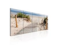 Tableau Imprimé "Beach After Rain" 80 x 200 cm Multicolore G