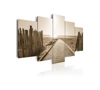 Tableau Beach of Memories-Taille L 200 x H 100 cm Imprimé