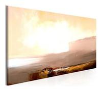 Tableau Imprimé "Beginning of the End Beige Narrow" 50 x 150 cm Multicolore G