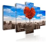 Tableau Imprimé "Belive in Love" 50 x 100 cm Multicolore G