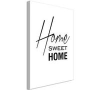 Tableau Imprimé "Black & White : Home Sweet Home" 80 x 120 cm Multicolore G