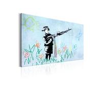 Tableau Artgeist Tableau - Boy with Gun by Banksy - 90x60 (1618)