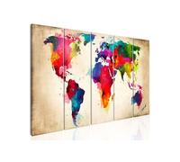 Tableau Imprimé "Bright Continents" 90 x 225 cm