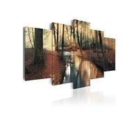 Tableau Imprimé "Brown Autumn : Forest" 100 x 200 cm Multicolore G