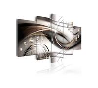 Tableau Imprimé "Brown Glitter" 100 x 200 cm