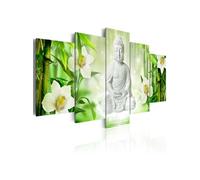 Tableau Imprimé "Buddha & Jasmine" 50 x 100 cm