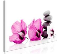 Tableau Imprimé "Calm Mallow Narrow Pink" 40 x 120 cm Multicolore G