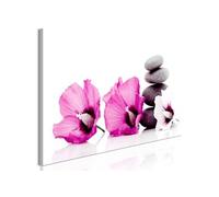 Tableau Imprimé "Calm Mallow Narrow Pink" 50 x 150 cm