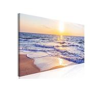 Tableau Artgeist Tableau - Calm Waves (1 Part) Narrow Brown - 150x50 (1872)