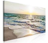 Tableau - Calm Waves (1 Part) Narrow Grey - 135x45 Artgeist (1876)